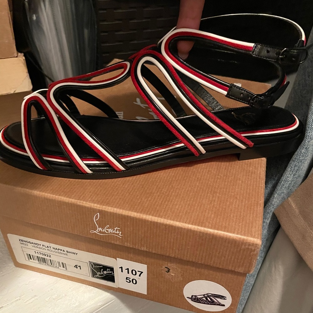 Christian Louboutin “Zenosandy” Gladiator Sandals
